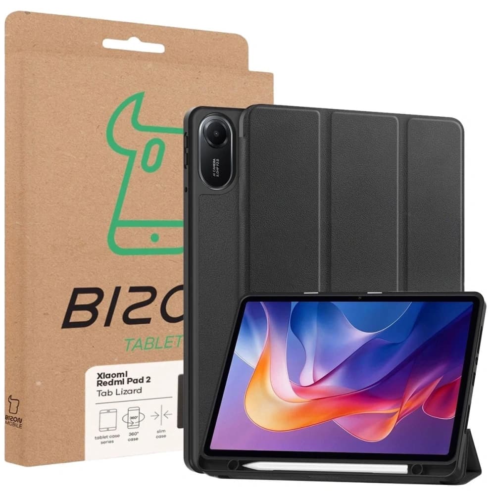 Bizon Case Tab Lizard Xiaomi Redmi Pad 2 schwarz - 9