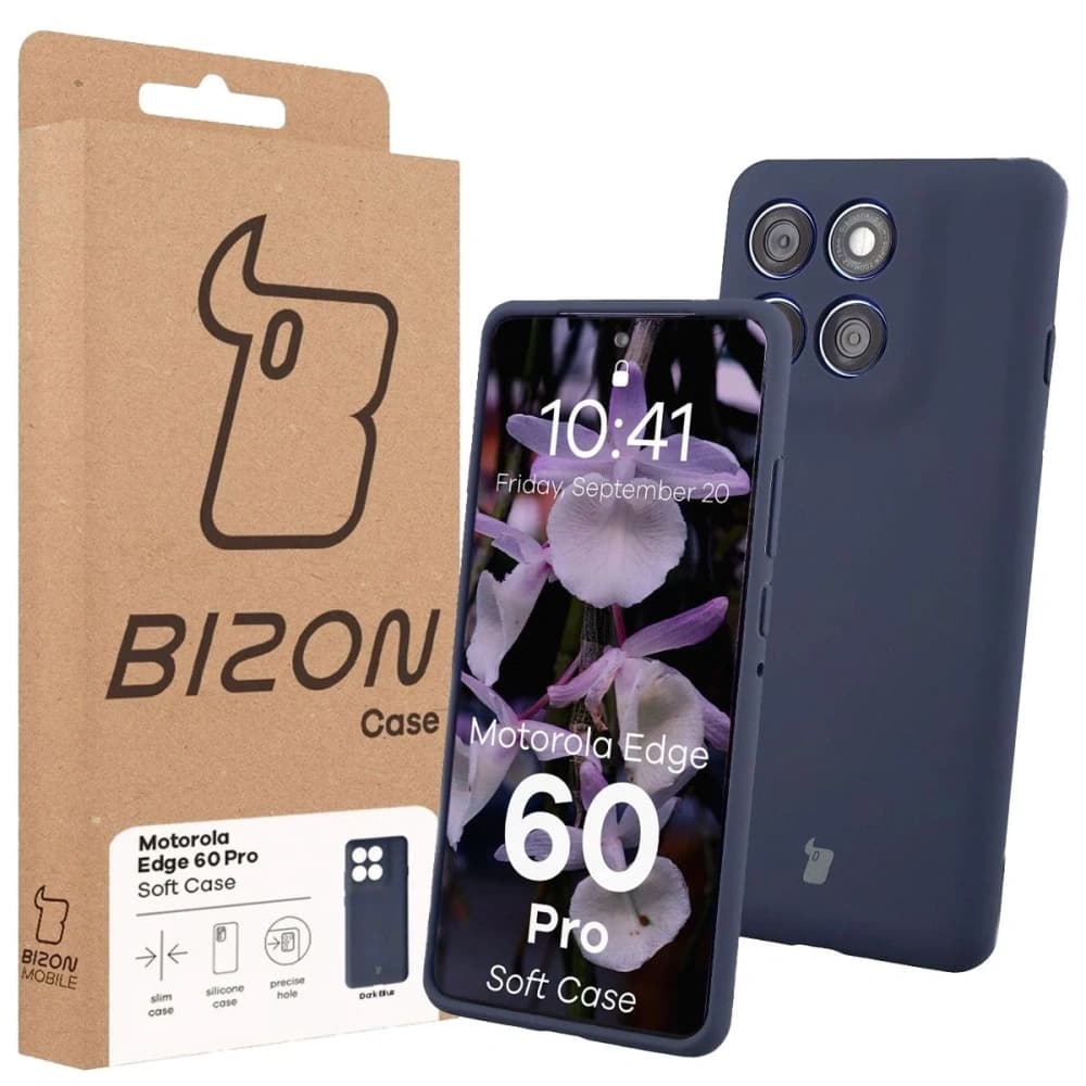 Bizon Soft Case Motorola Edge 60 Pro dark blue - 7