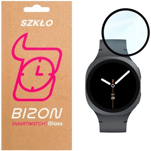 Bizon Glass Watch Edge Hybrid Samsung Galaxy Watch 8 40mm černá