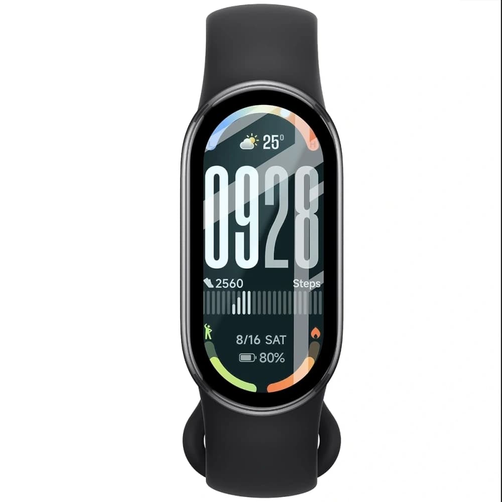 Bizon Glass Watch Edge Hybrid Xiaomi Smart Band 10 schwarz - 2