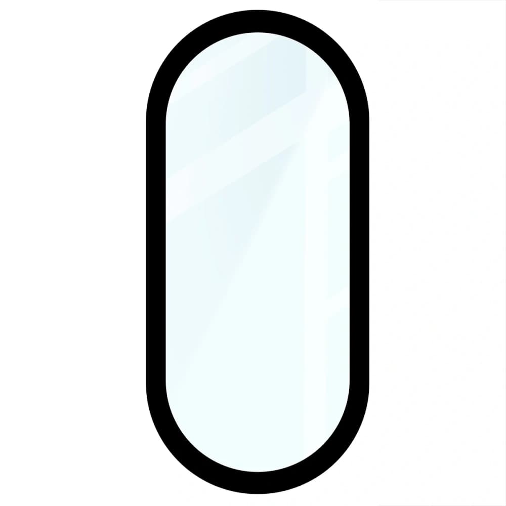 Bizon Glass Watch Edge Hybrid Xiaomi Smart Band 10 schwarz - 4