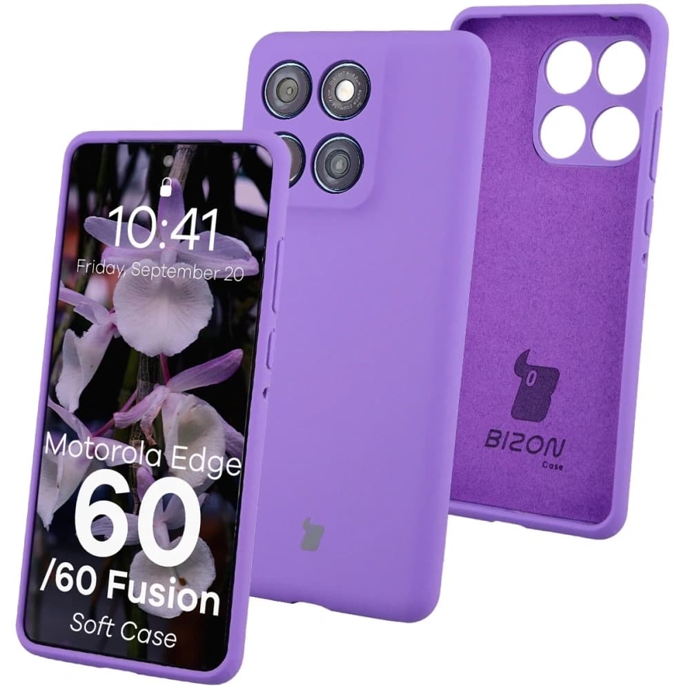 Bizon Soft Case Motorola Edge 60 Fusion / 60 purple - 1