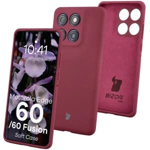 Bizon Soft Case Motorola Edge 60 Fusion / 60 Dunkelviolett