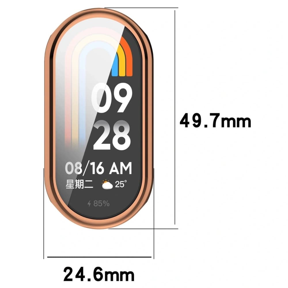 Bizon Case Watch Felipe Xiaomi Smart Band 10 roségold - 3