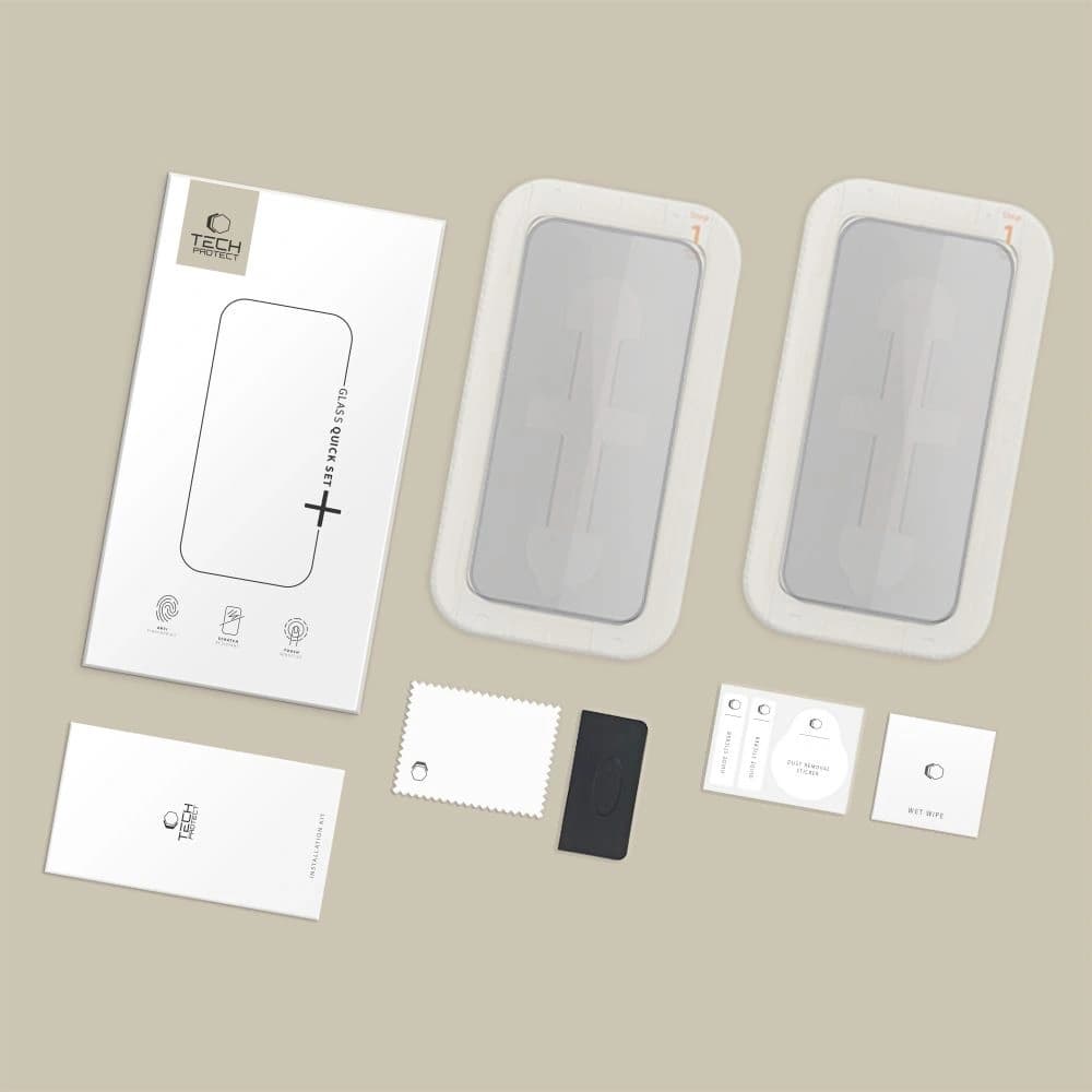 Tech-Protect Quick Set Spy+ Apple iPhone 16 Pro Max Datenschutz [2 PACK] - 8