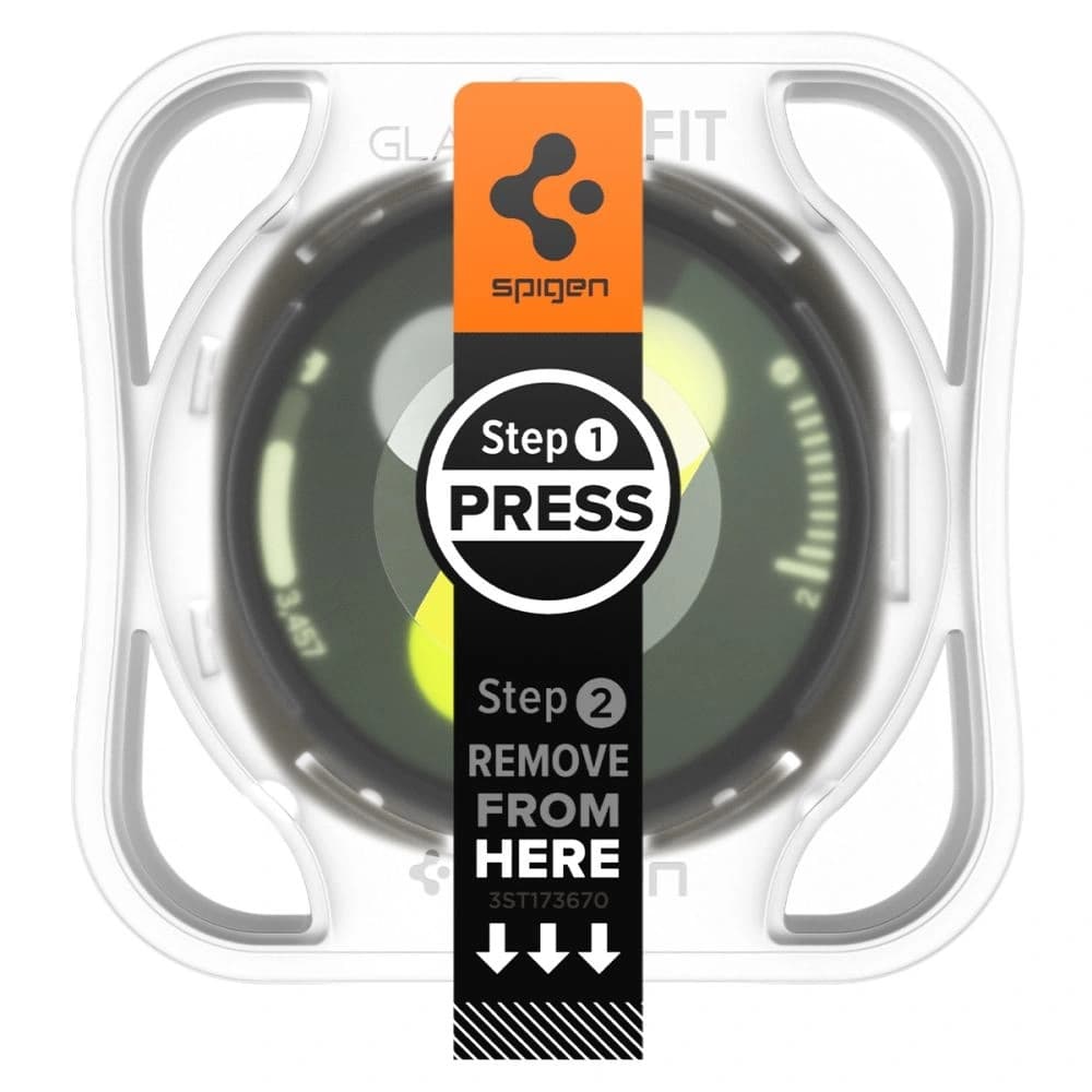 Spigen Glas.tr ez-Fit Samsung Galaxy Watch 8 40mm Clear [2 PACK] - 3