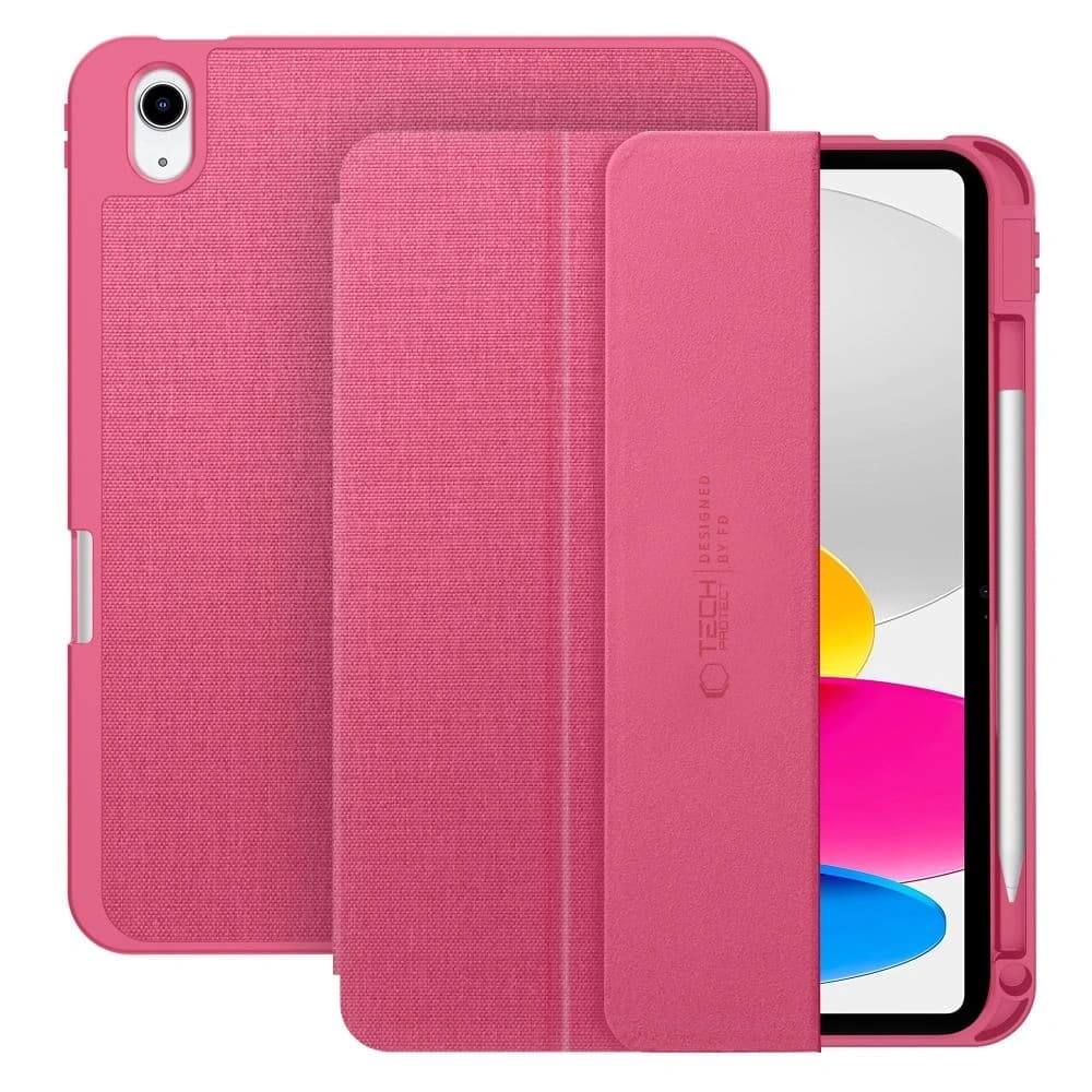 Tech-Protect SmartCase Pen Canvas Apple iPad 10,9" 2022 / 11" 2025 Magenta Bloom - 1