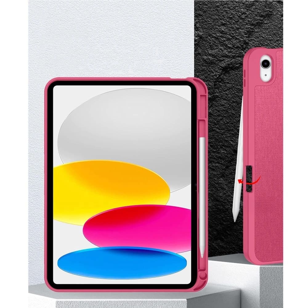 Tech-Protect SmartCase Pen Canvas Apple iPad 10,9" 2022 / 11" 2025 Magenta Bloom - 7