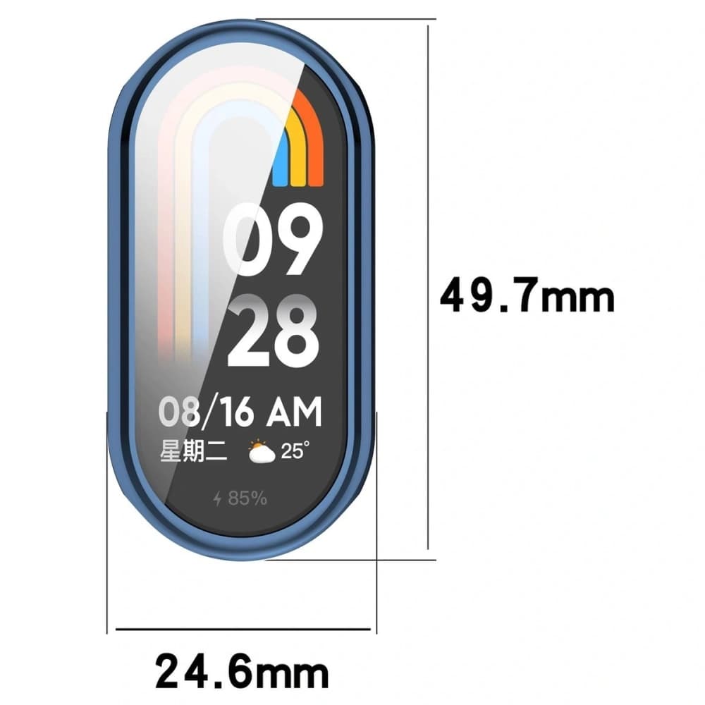 Bizon Case Uhr Felipe Xiaomi Smart Band 10 blau - 3