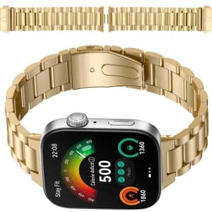 Bizon Armband Uhr Aura Huawei Watch Fit 4 Pro / Fit 4 / Fit 3 gold