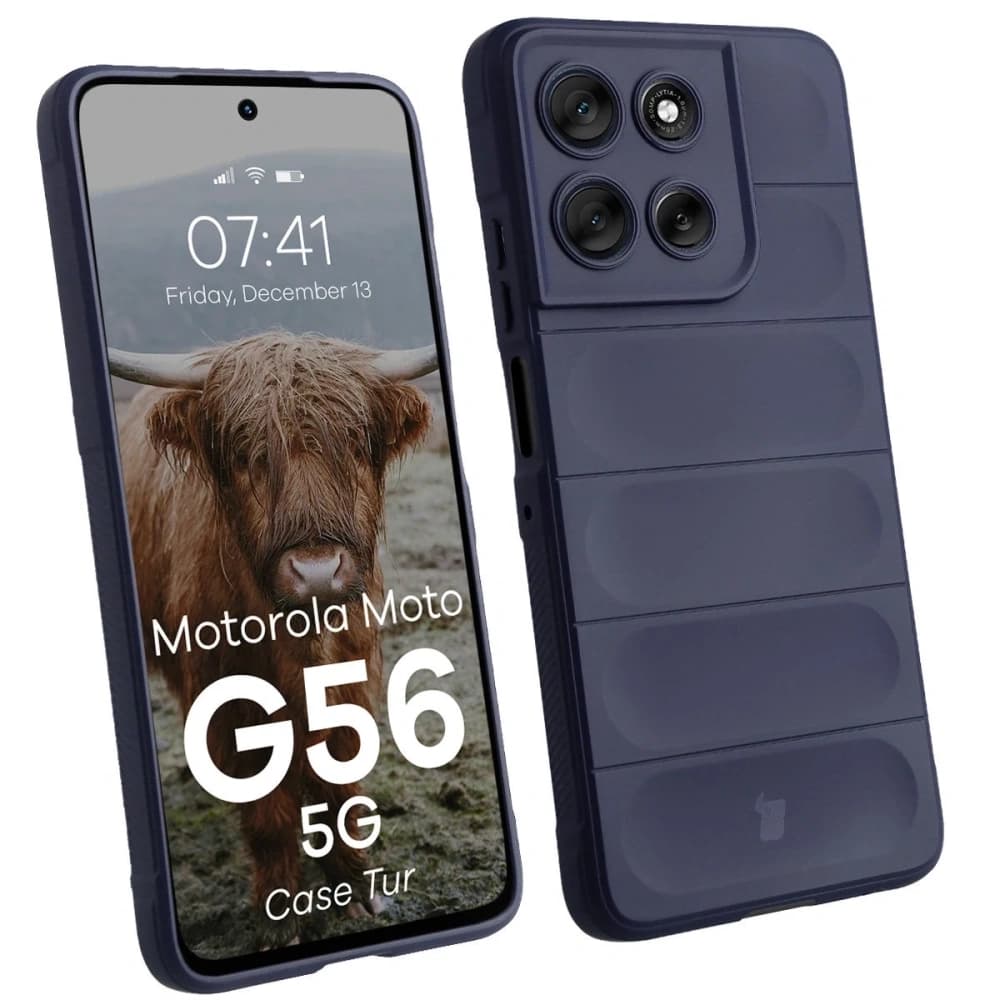 Bizon Case Tur Motorola Moto G56 5G námořnická modř - 1