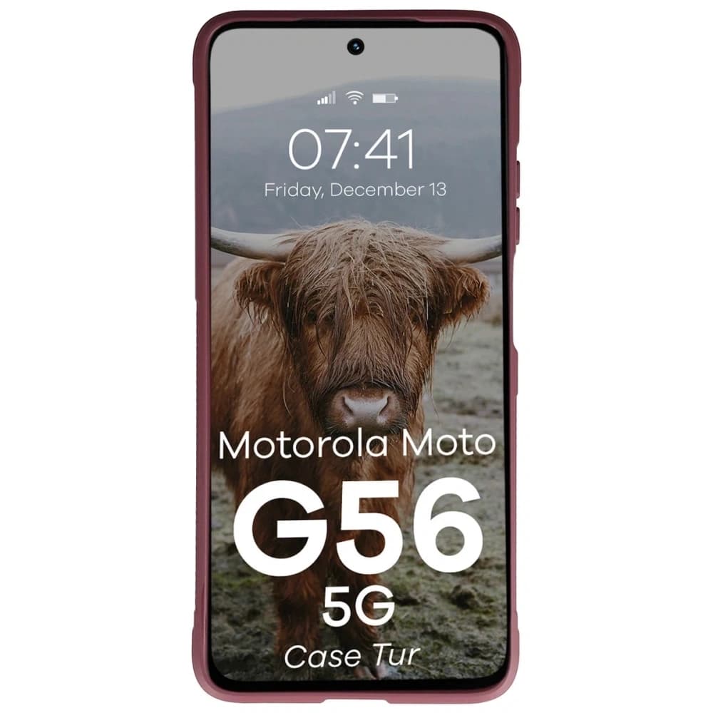 Bizon pouzdro Tur Motorola Moto G56 5G burgundské - 5