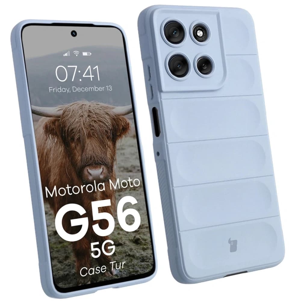 Bizon Case Tur Motorola Moto G56 5G světle modrý - 1