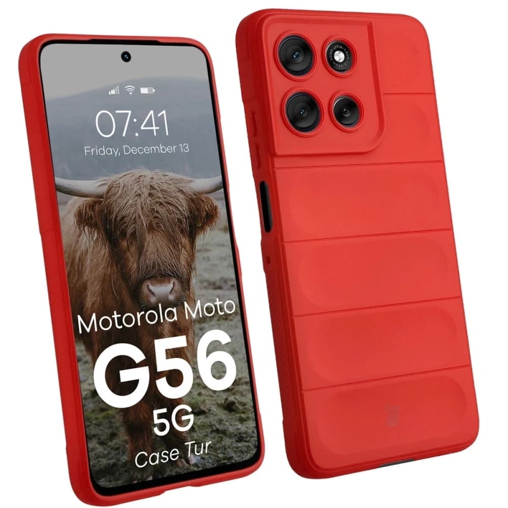 Bizon Case Tur Motorola Moto G56 5G rot - 1