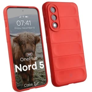 Caz Bizon Tur OnePlus Nord 5 roșu