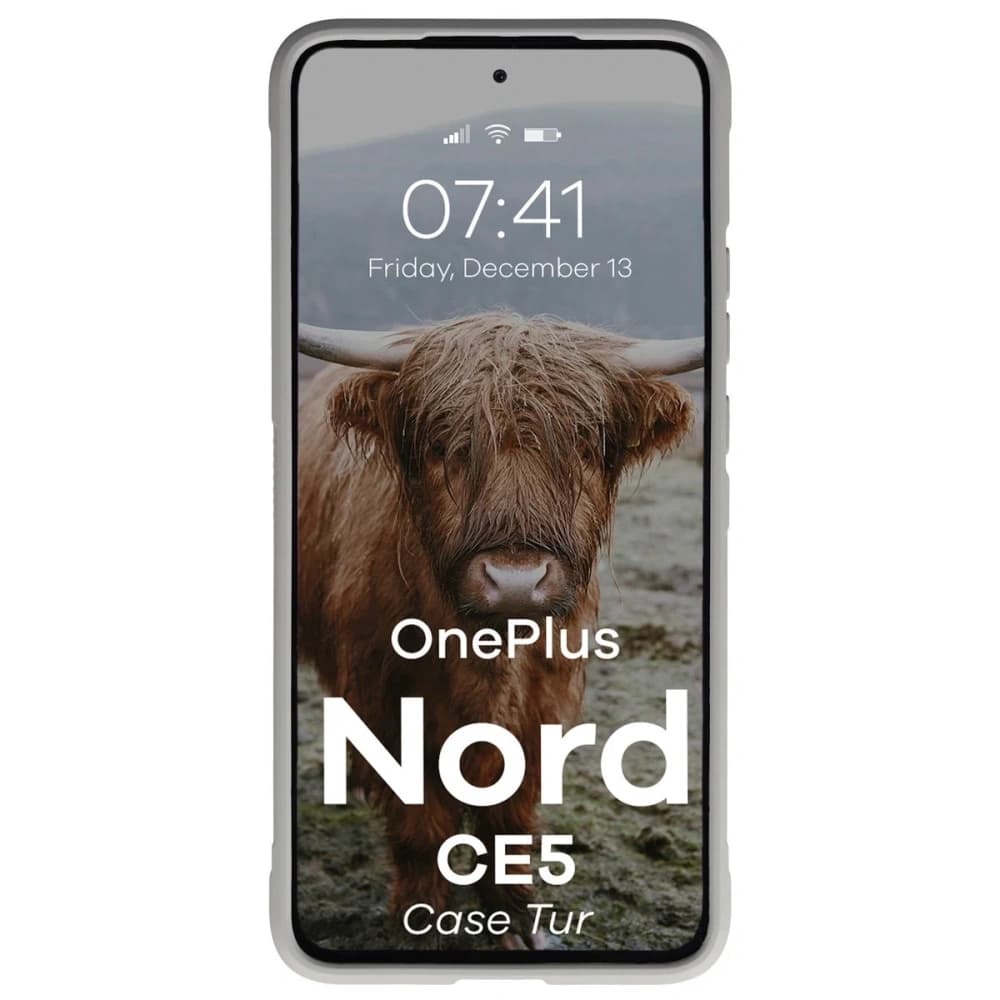 Bizon Case Tur OnePlus Nord CE5 5G hellgrau - 5