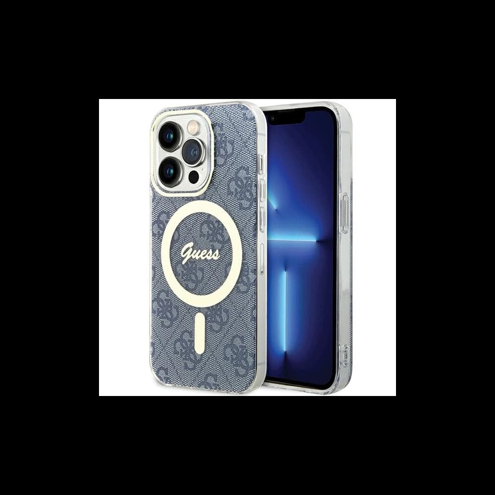 [CR] Guess Etui GUHMP15XH4STB für Apple iPhone 15 Pro Max Hardcase IML 4G MagSafe blau - 1