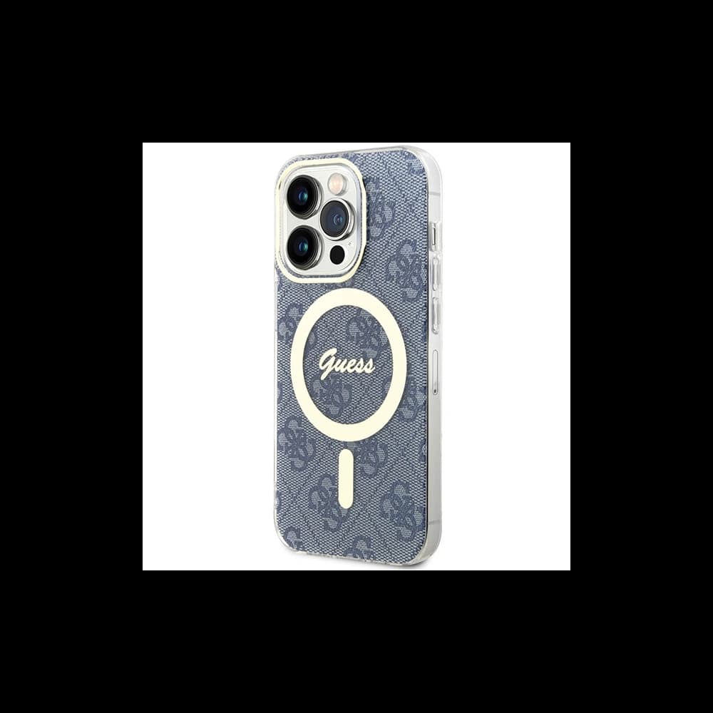 [CR] Guess Etui GUHMP15XH4STB für Apple iPhone 15 Pro Max Hardcase IML 4G MagSafe blau - 2