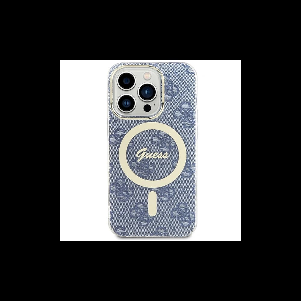 [CR] Guess Etui GUHMP15XH4STB für Apple iPhone 15 Pro Max Hardcase IML 4G MagSafe blau - 3