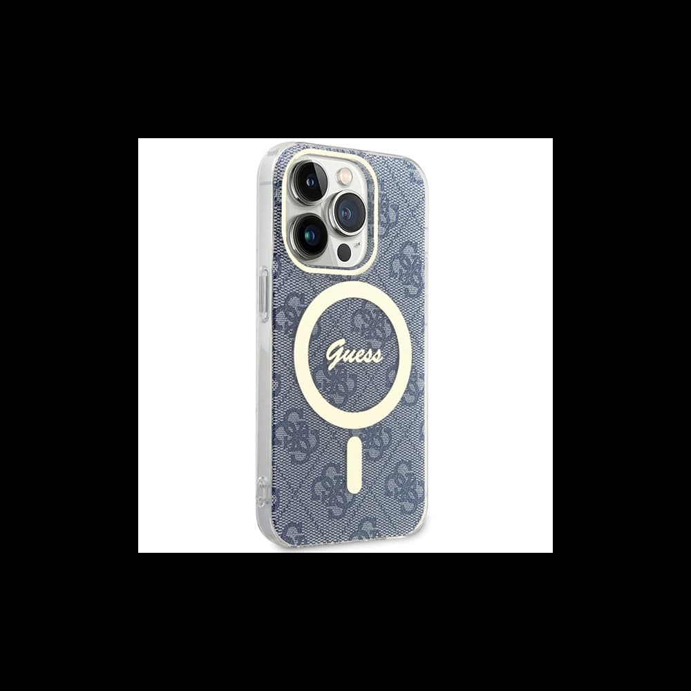 [CR] Guess Etui GUHMP15XH4STB für Apple iPhone 15 Pro Max Hardcase IML 4G MagSafe blau - 4