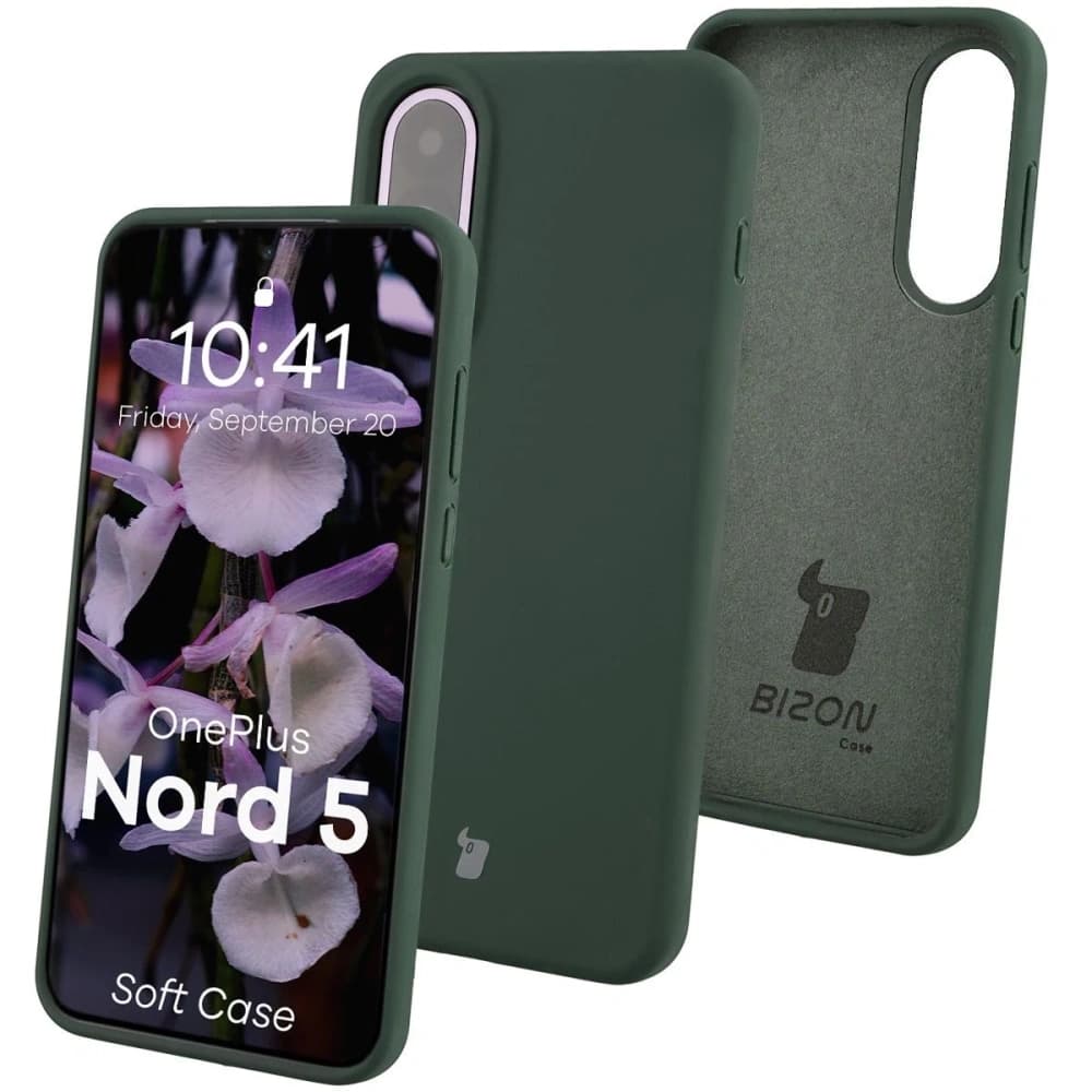 Bizon Soft Case OnePlus Nord 5 dark green - 1