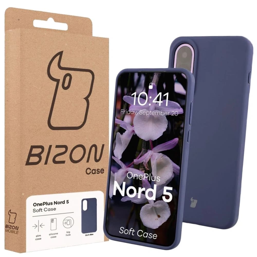 Bizon Soft Case OnePlus Nord 5 dunkelblau - 7