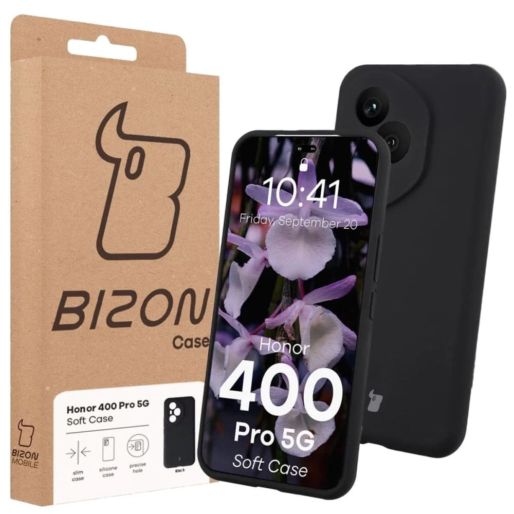 Bizon Soft Case Honor 400 Pro black - 7