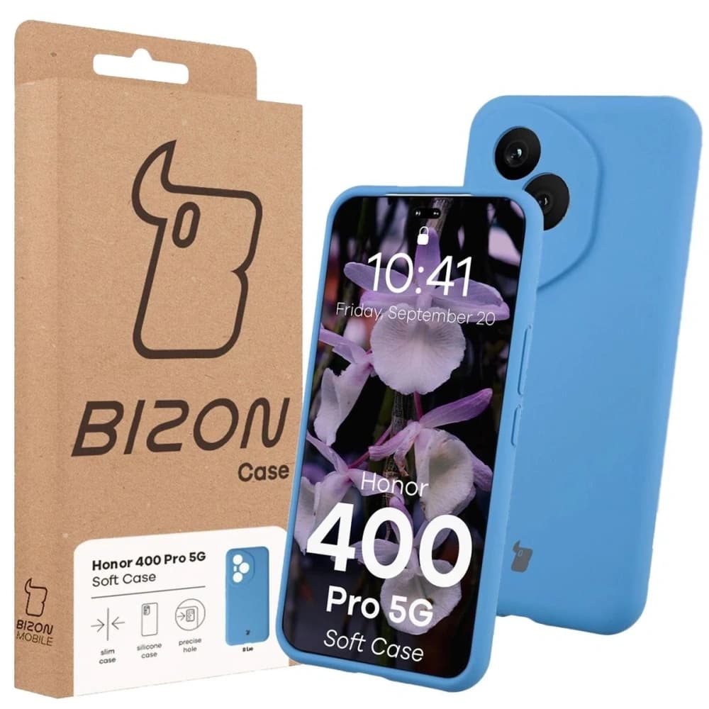 Bizon Soft Case Honor 400 Pro modrý - 7