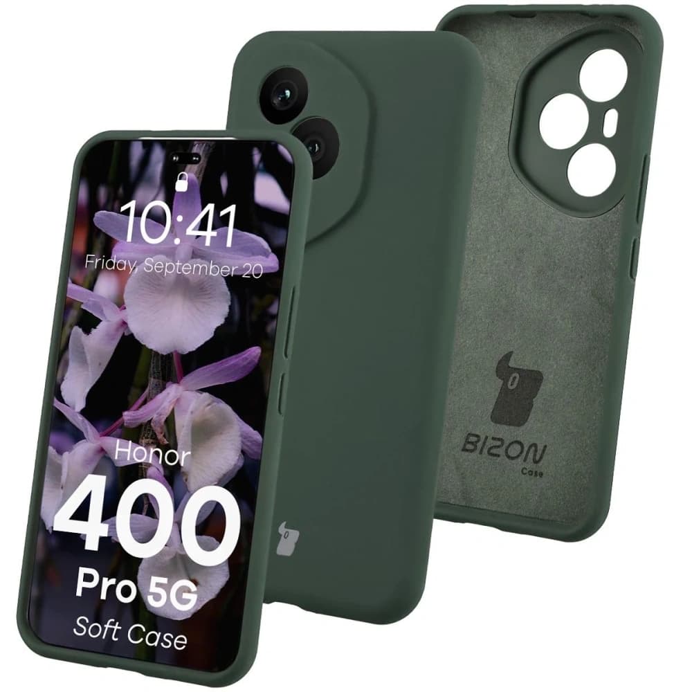 Bizon Soft Case Honor 400 Pro sötétzöld - 1