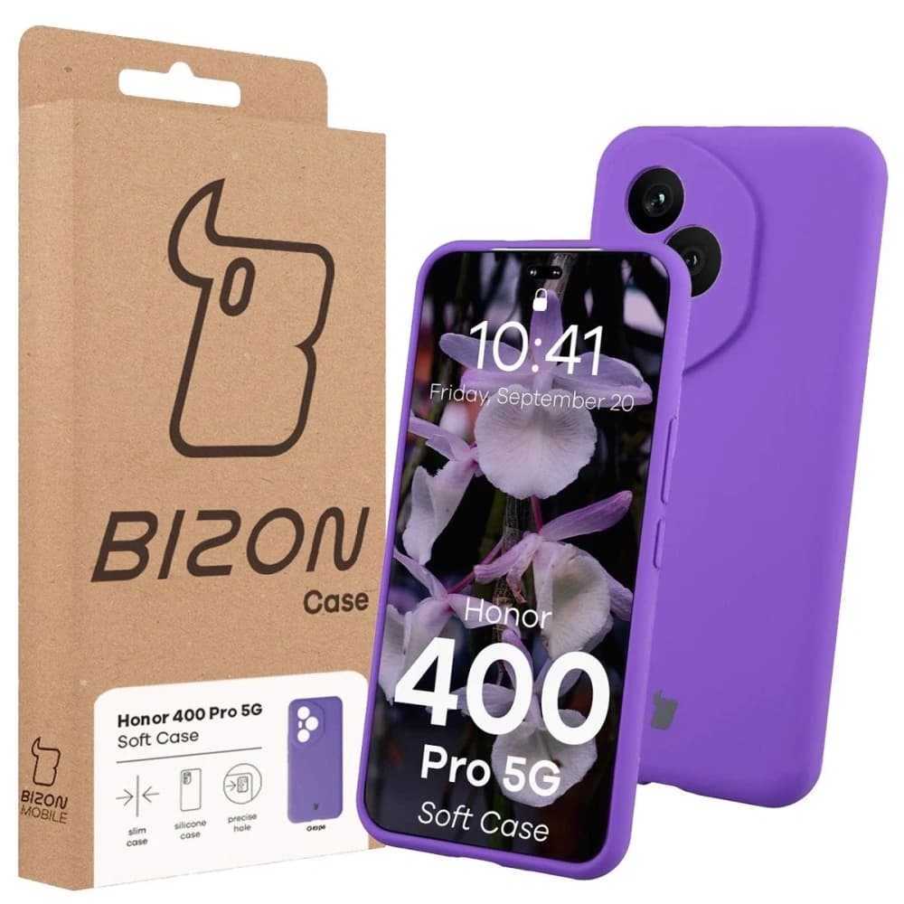 Bizon Soft Case Honor 400 Pro fialový - 7