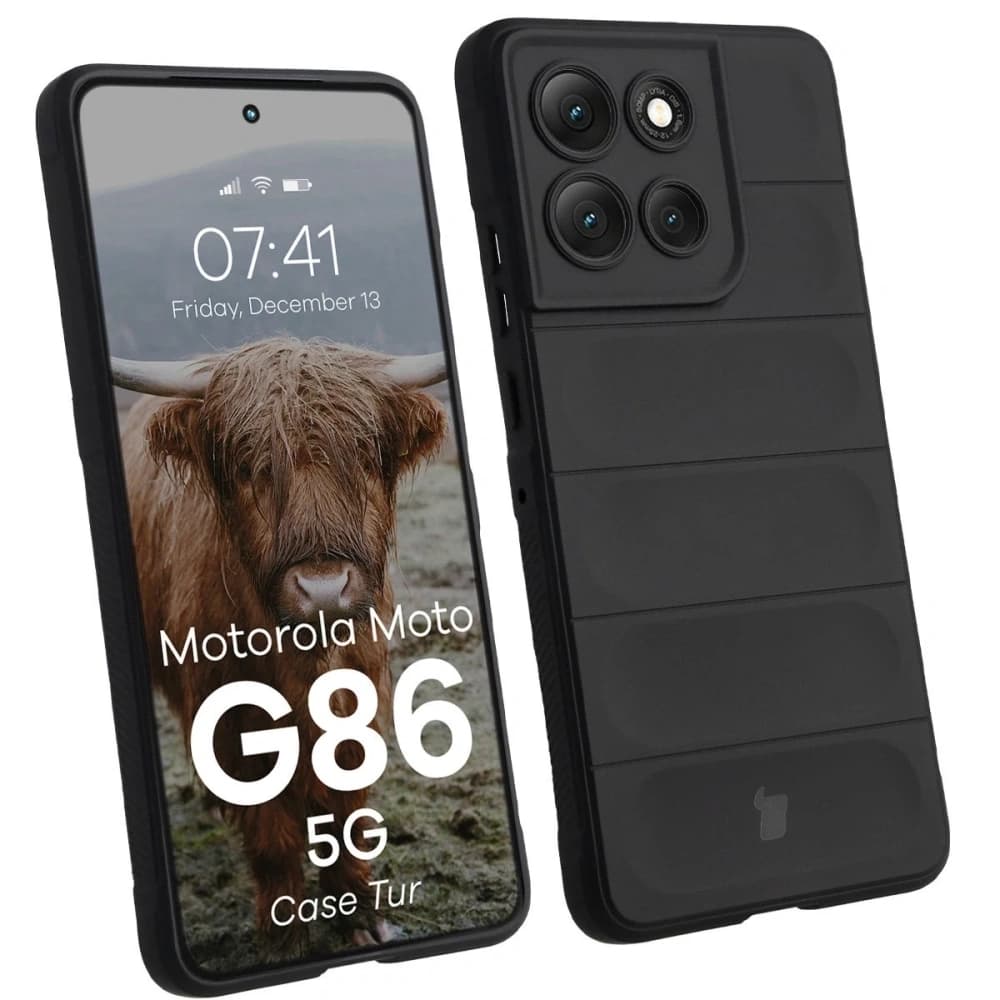 Bizon Case Tur Motorola Moto G86 5G schwarz - 1