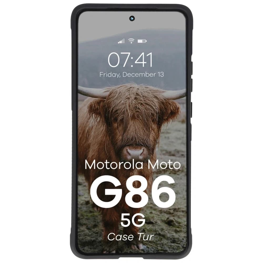 Bizon Case Tur Motorola Moto G86 5G schwarz - 5