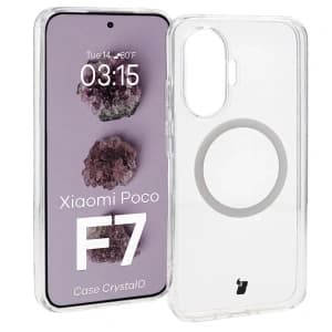 Bizon Case CrystalO Magnetic Xiaomi POCO F7 klar