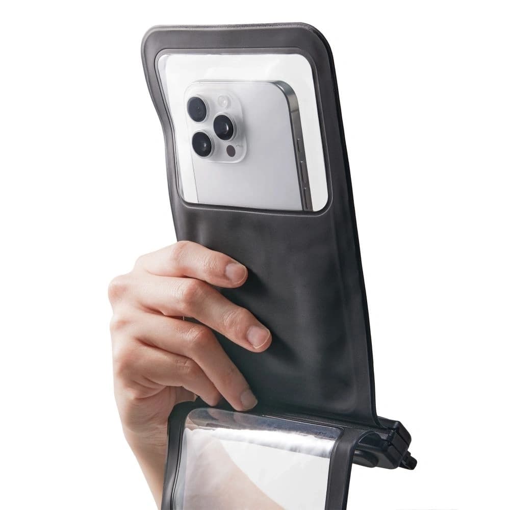 Spigen A603 Univerzális vízálló tok Fekete - 7