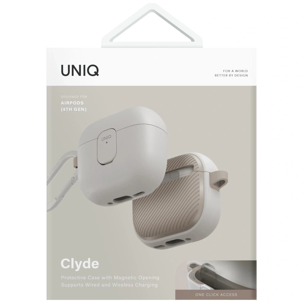 UNIQ Clyde Apple AirPods 4 Lock Case beige - 5