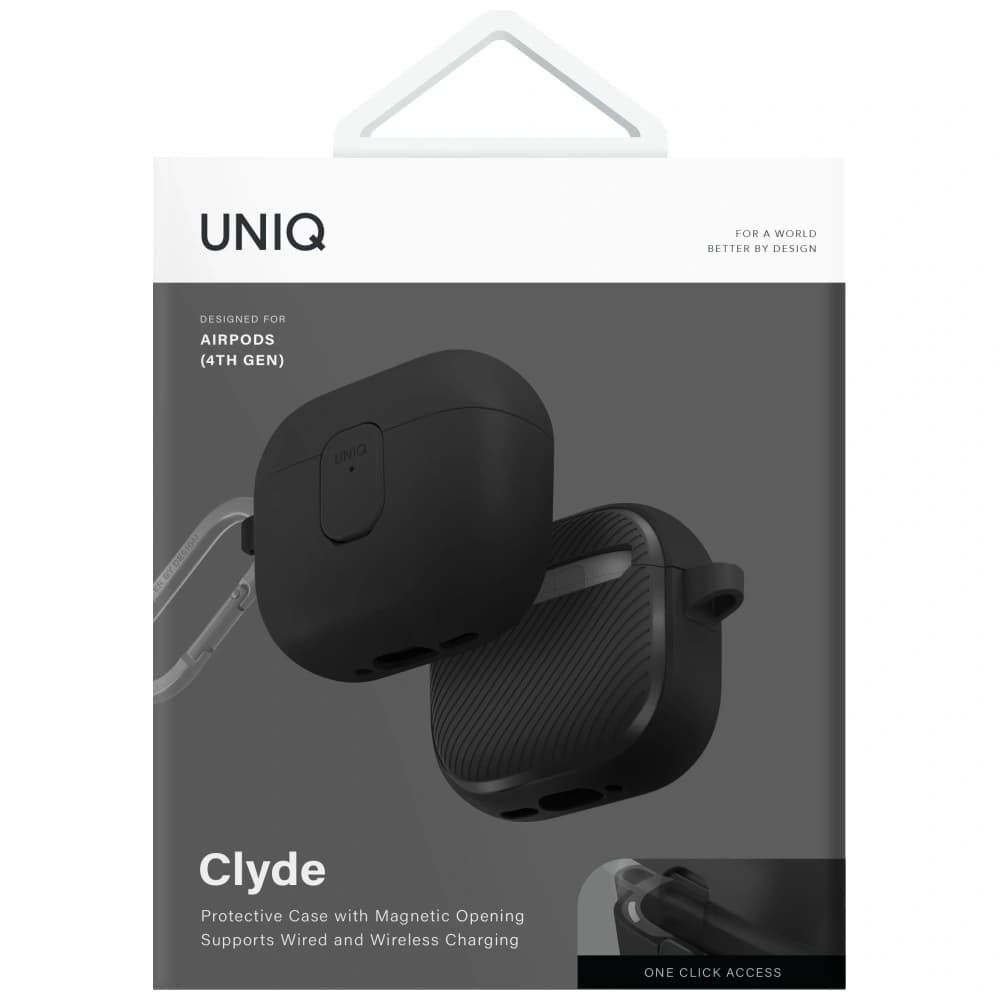 UNIQ Clyde Apple AirPods 4 Lock Case black - 5