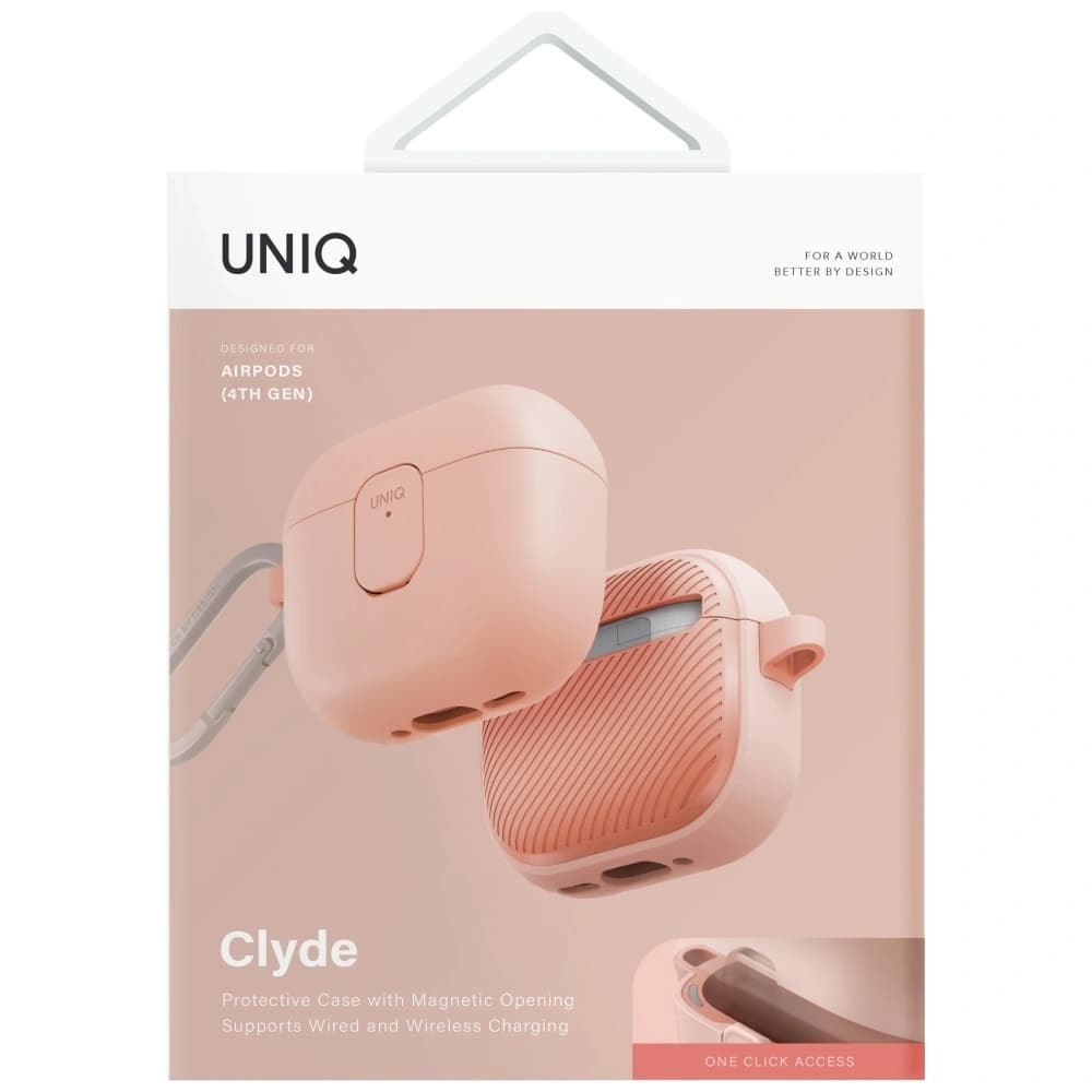 UNIQ Clyde Apple AirPods 4 Lock Case pink - 5