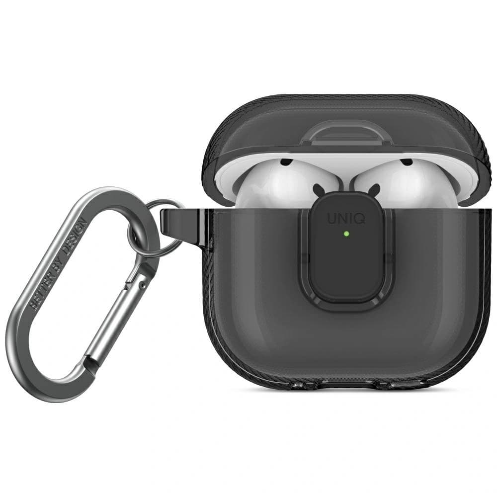 UNIQ Glase Pro Apple AirPods 4 Lock Case smoke - 1