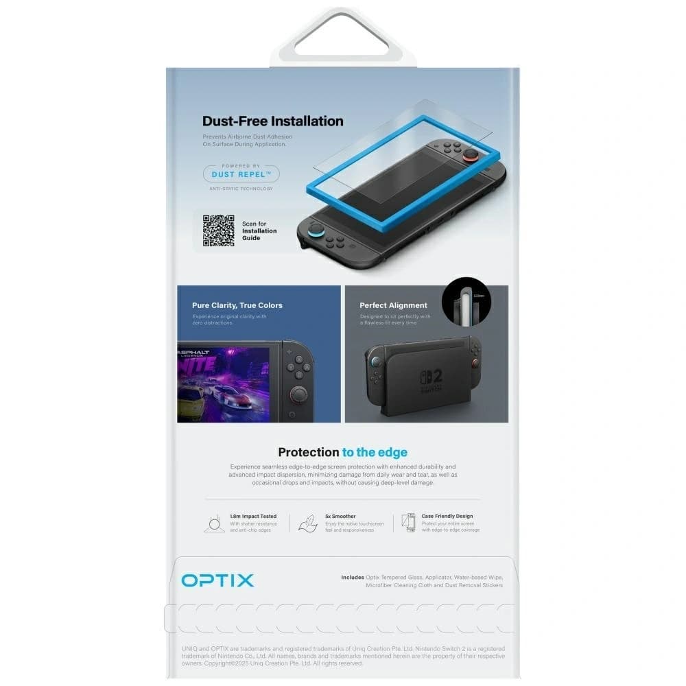 UNIQ Optix Matt Nintendo Switch 2 - 4
