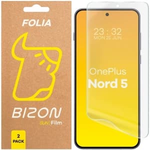 Bizon Film de Sticlă pentru Soare Duo OnePlus Nord 5 [2 PACK]