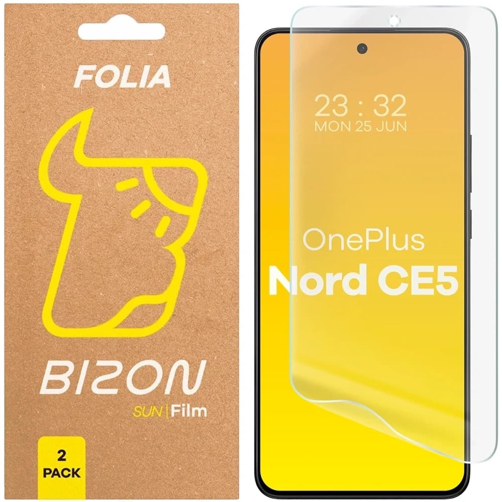 Bizon Glass Film Sun Duo OnePlus Nord CE5 5G [2 PACK] - 1