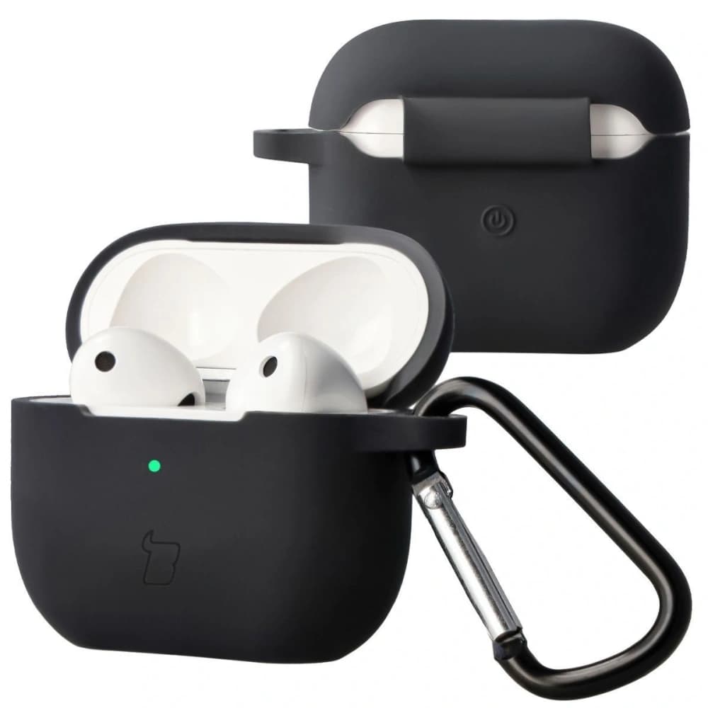 Bizon Case Kopfhörer Silikon Apple AirPods 3 schwarz - 1