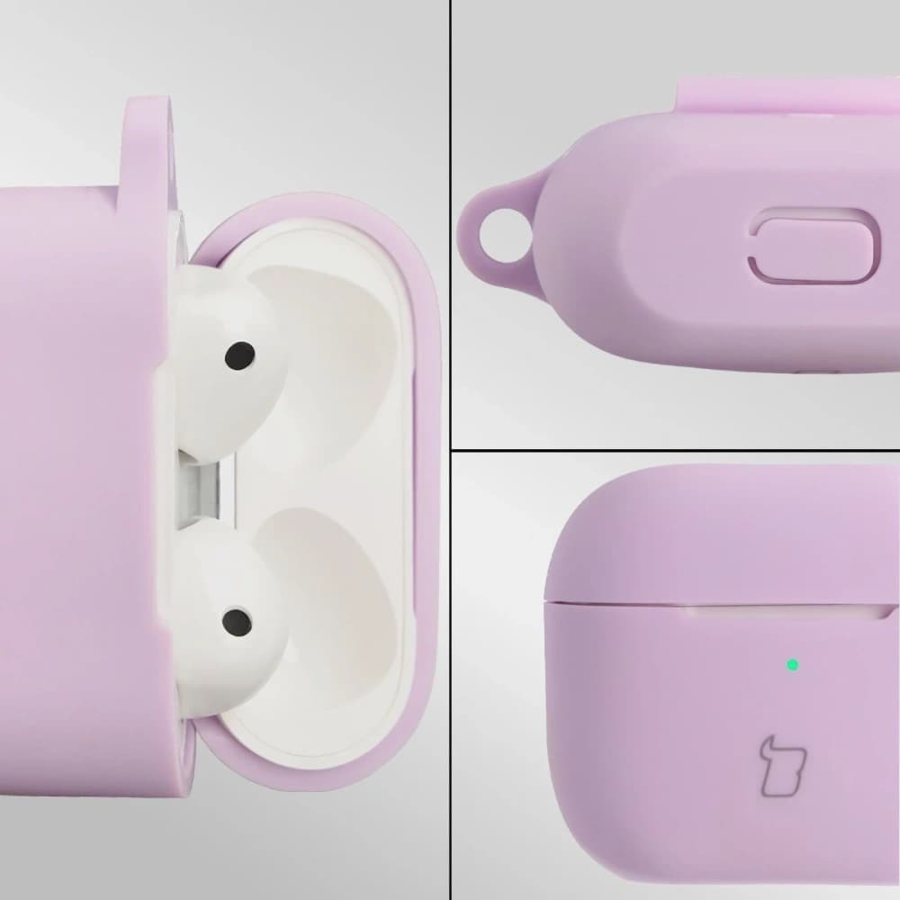 Bizon Case Headphone Silicone Apple AirPods 3 lavender - 3