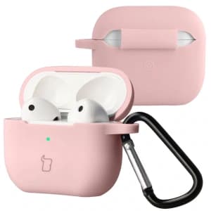 Bizon Case Headphone Silicone Apple AirPods 3 light pink