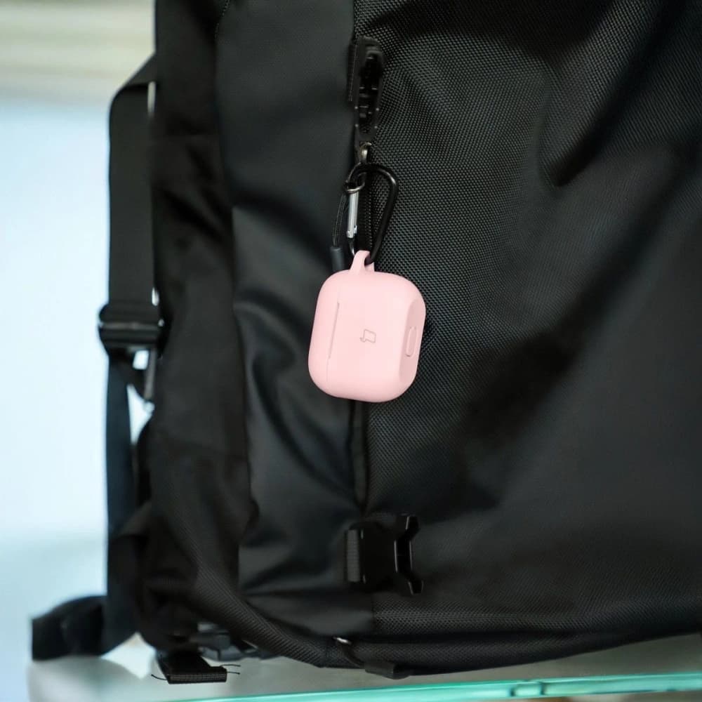 Bizon Case Kopfhörer Silikon Apple AirPods 3 hellrosa - 5