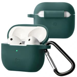 Bizon Case Headphone Silicone Apple AirPods 3 dark green