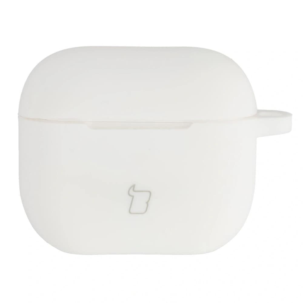 Bizon Case Kopfhörer Silikon Apple AirPods 3 weiß - 2