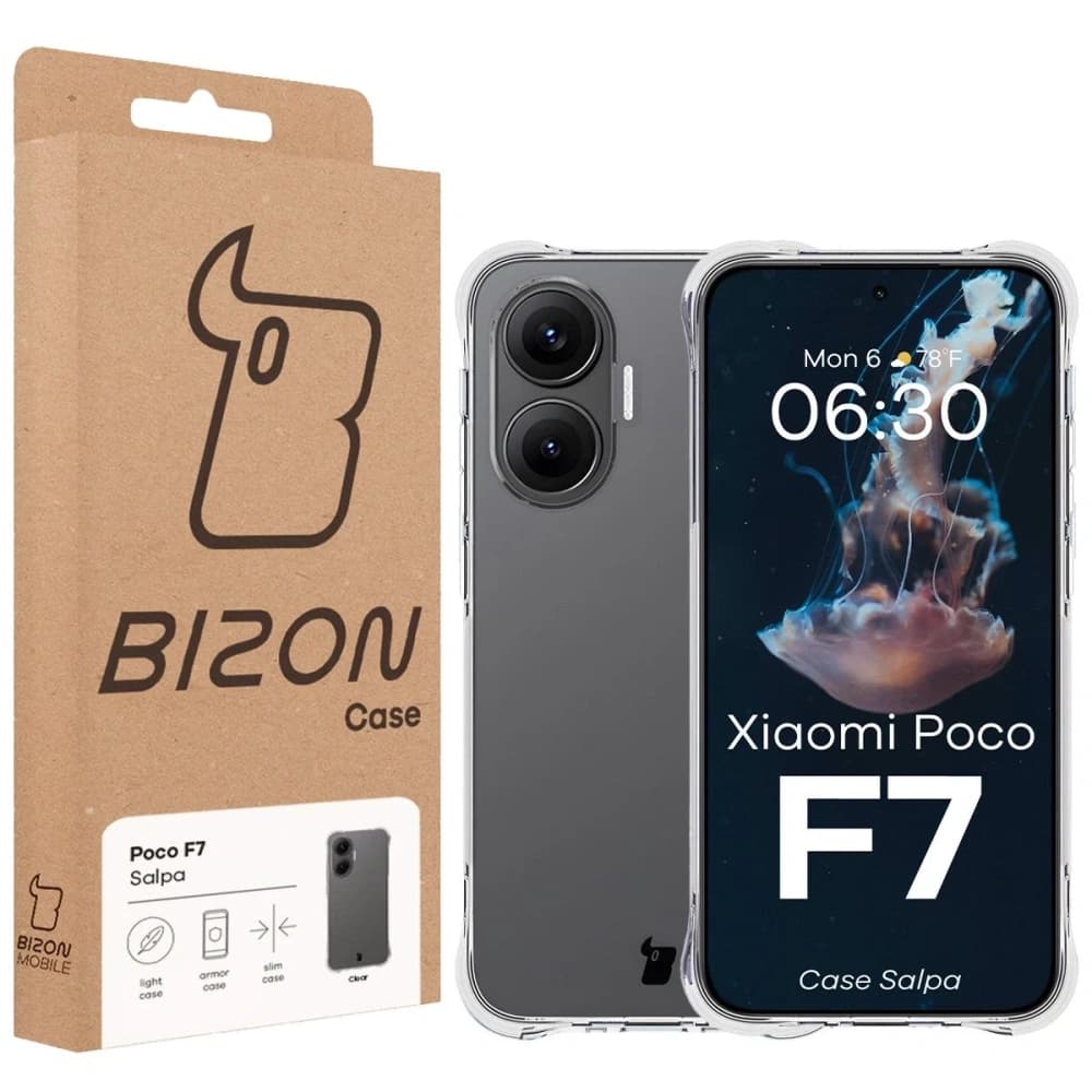 Bizon Case Salpa Xiaomi POCO F7 klar - 7