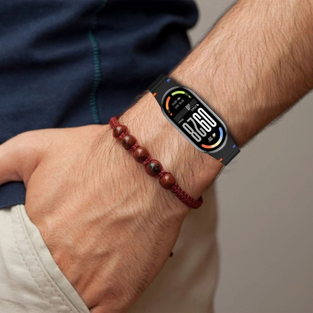 Tech-protect Silicone Sport Xiaomi Smart Band 8 / 9 / 10 / Nfc Crayon Grey - 4