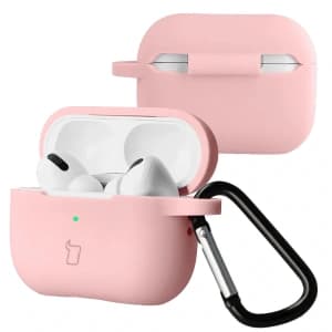 Bizon Case Headphone Silicone Apple AirPods Pro 2 light pink